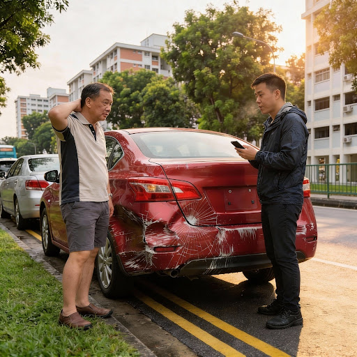 dispute between 2 men